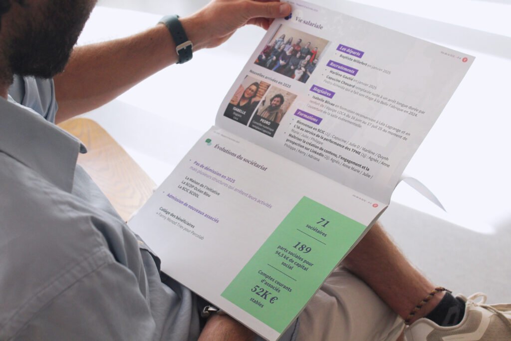 Mise en page d'un rapport d'activités annuel